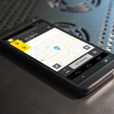 TaxiTapp App | Start screen